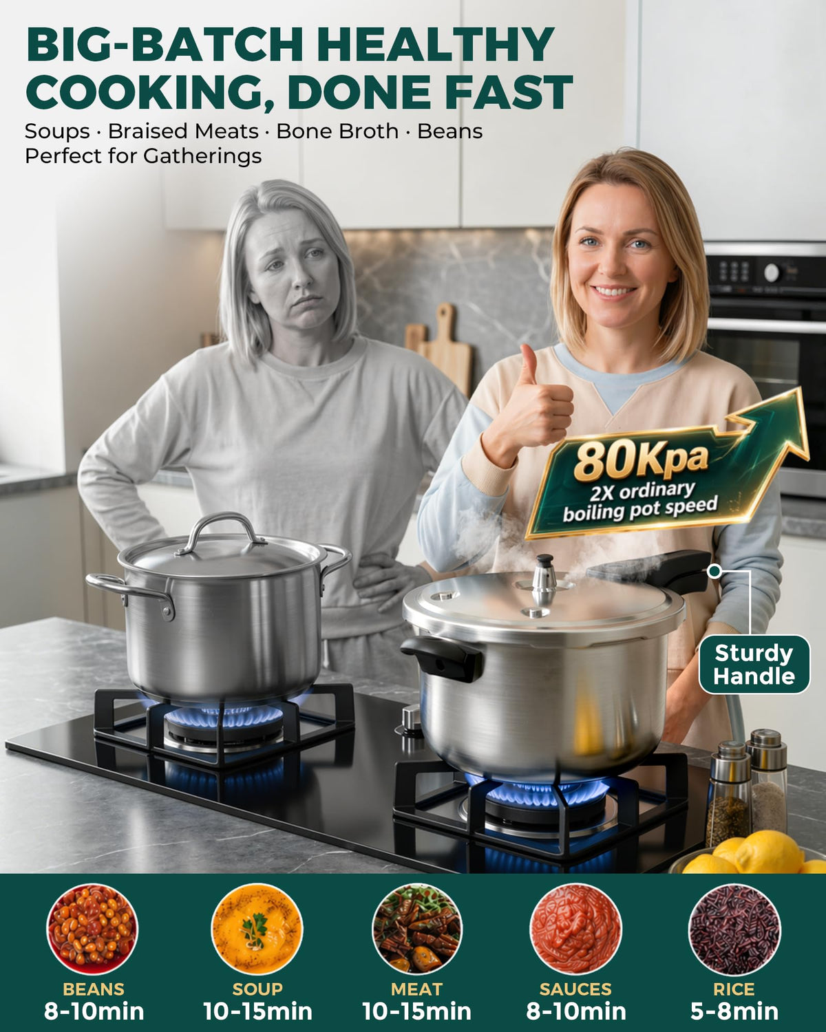 10 Quart Stainless Steel Pressure Cooker V53531