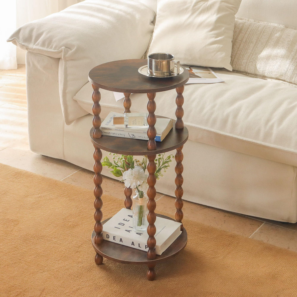 Small 3-Tier Round Side Table M5143