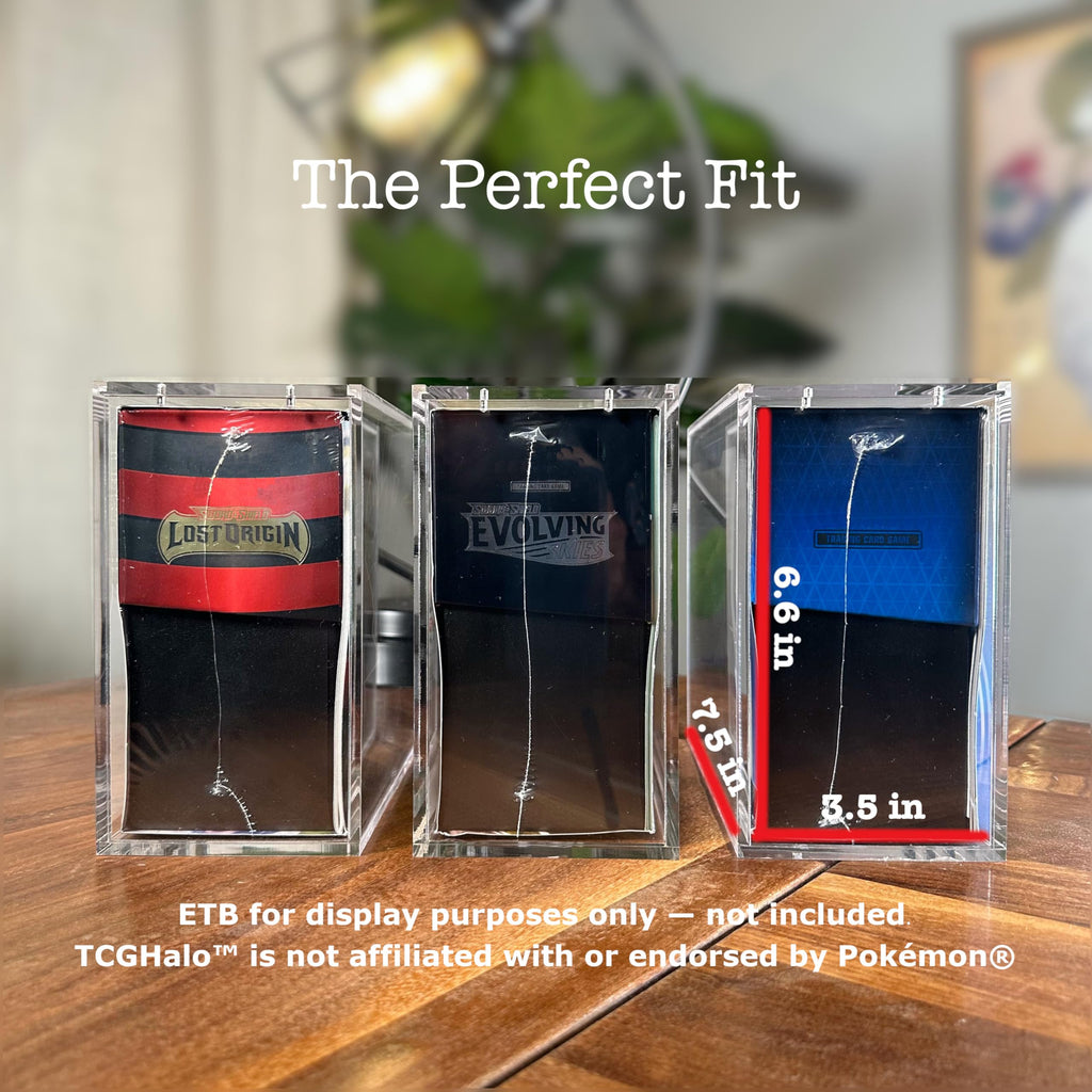 3 Pack Clear Acrylic ETB Display Case Z406