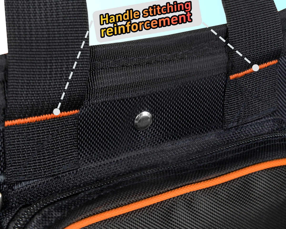 10" Compact Open-Top Tool Tote Bag W83329