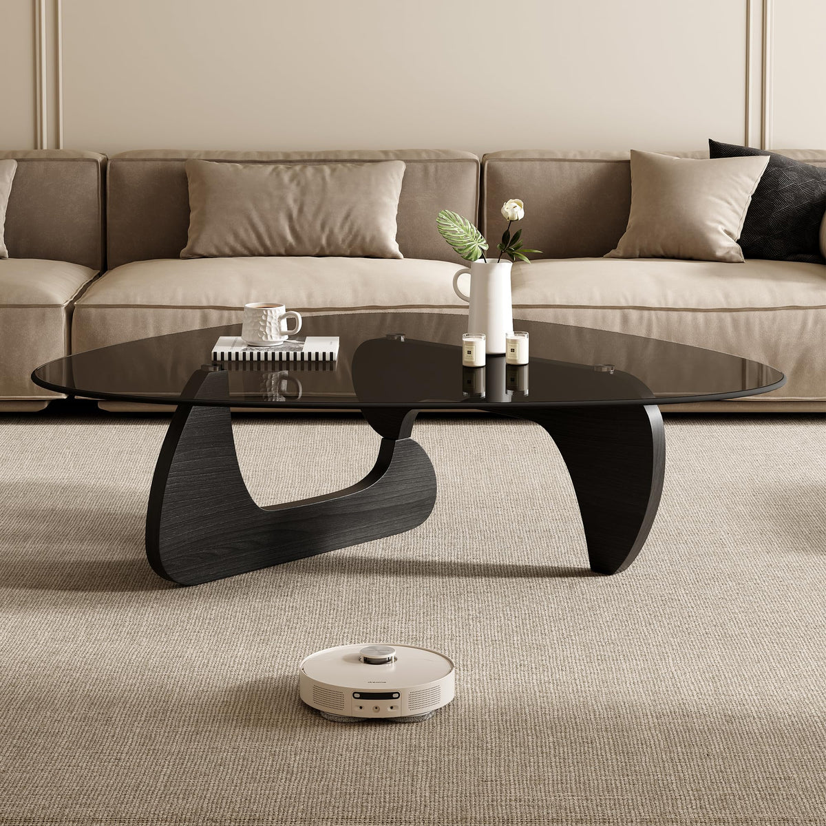 Mid Century Modern Triangle Coffee Table F8012