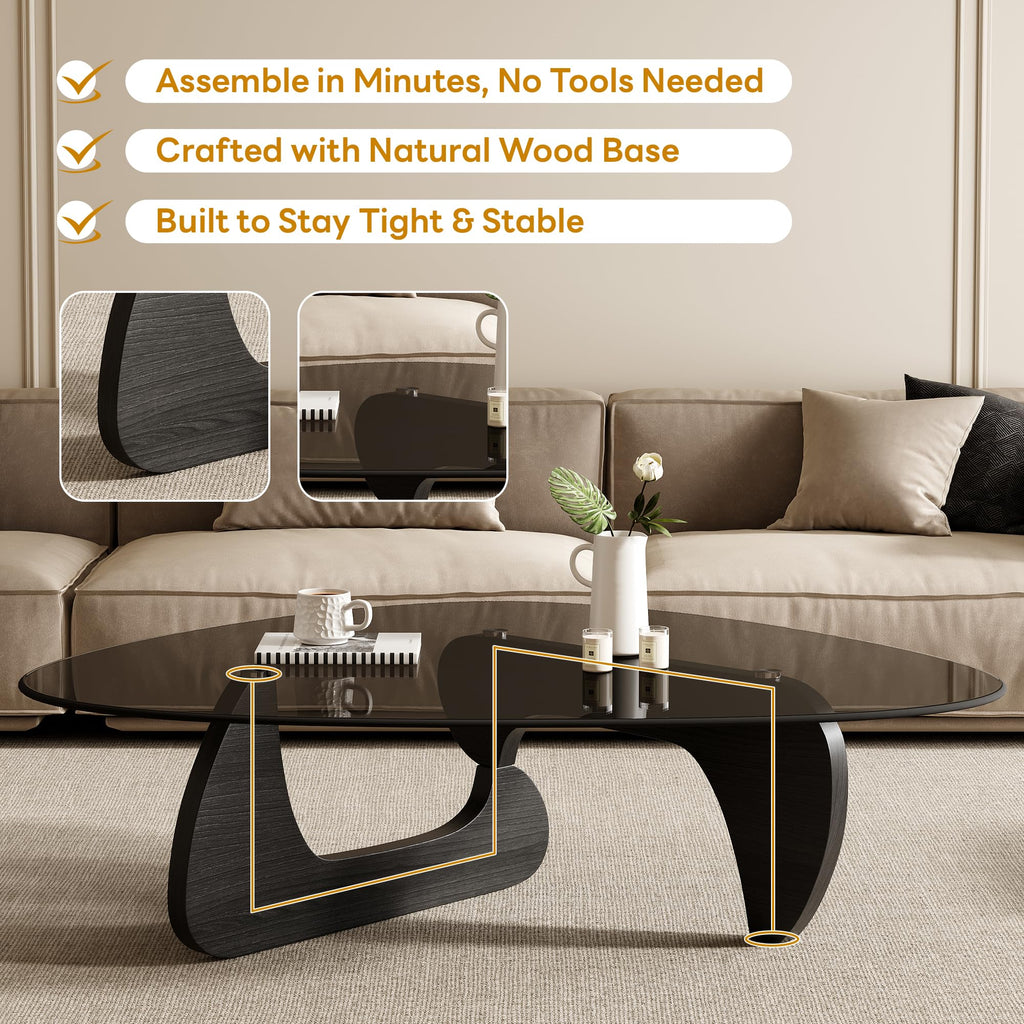 Mid Century Modern Triangle Coffee Table F8012