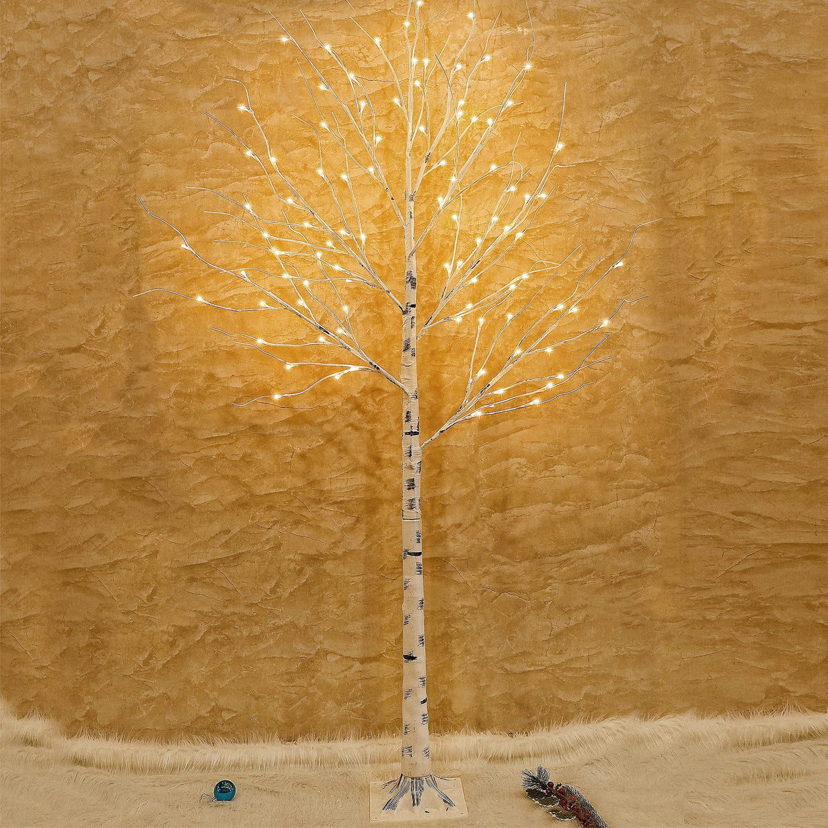 Lighted Birch Tree 6.1 Feet 96 LED A154