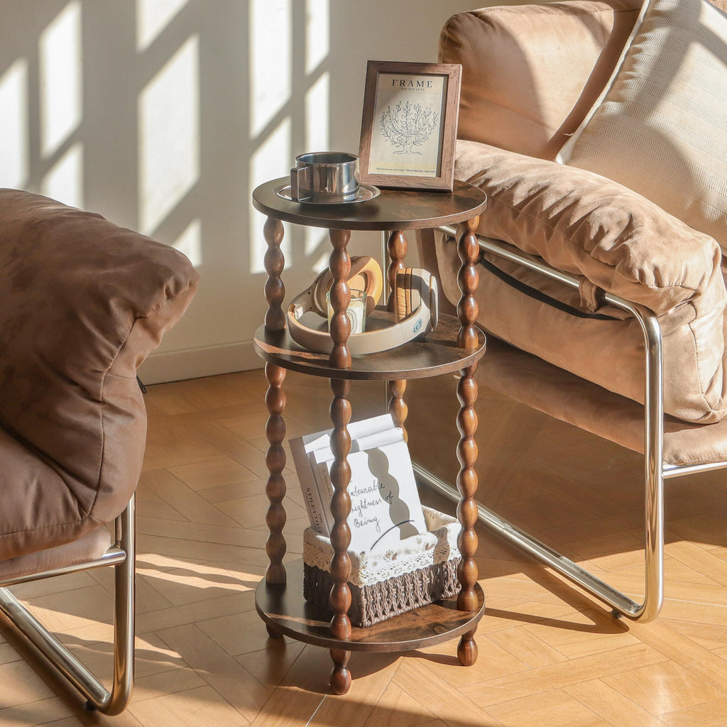 Small 3-Tier Round Side Table M5143
