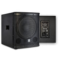 Powered 15 inch PA DJ Subwoofer with Class-D Amplifier, Black D2837